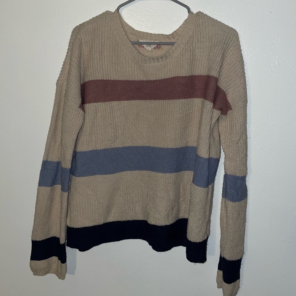 Striped Sweater (L)